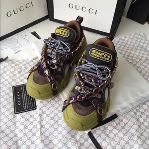 Gucci Shoes - Women Gucci Flashtrek sneaker/ Removable Crystals Gucci Shoes - Women Gucci Flashtrek sneaker/ Removable Crystals